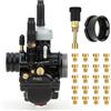 ZSDTRP PHBG - Kit carburatore 21 DS, 20 getti principali 70-110, set di interruttori manuali per starter manuale, kit di tuning di ricambio per motori scooter e moto 2T, sistema di tuning per carburatore