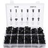 Qiilu Clip per rivetti per carrozzeria, 330 pezzi 12 misure Assortiti per carrozzeria per auto Spille per rivetti Rivetti per clip per GM