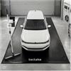 tectake® Tappetino per Pavimento Garage Antiscivolo, 2,4 x 5 m, Tappeto Gomma Impermeabile, Protettivo, Raccolta Olio, Neve e Fango, Spatola Estensibile e Bordi Rialzati, Officina e Garage Moto e Auto