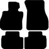 Kovvar Tappetini per Auto in Gomma Duogrip adatti per BMW Serie 1 F40 2019-2024 - Versione: Hatchback - Serie: DuoGrip Gomma