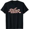 Street Fighter Motivo del logo di Street Fighter Gaming Chibi Retro Arcade Gamers Maglietta