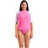 Arena Maglietta da Nuoto a Maniche Corte da Donna UV Protection Rash Graphic