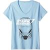 Marvel Avengers Iron Man Stark Industries Maglietta con Collo a V