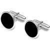 LeCalla Set di gemelli da uomo in argento Sterling 925, design classico e antico, per matrimoni, feste, anniversari, affari e occasioni speciali
