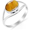 HIMALYA QUARTZ Anello Donna Argento Sterling 925, Anello Con Pietra Naturale Nozze, Fidanzamento Solitario Anello Design Classico Anello RB-01-P
