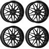 Dotz 4 Cerchi Dotz Suzuka black 8.0Jx18 5x112 per Mercedes Benz A B C CLA Cle E GLA G