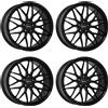 Dotz 4 Cerchi Dotz Suzuka black 8.0Jx18 5x112 per Volkswagen Arteon Beetle CC Caddy E
