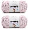 Bernat Baby Velvet Potpourri - 2 confezioni da 300 g / 10.5oz, poliestere, 4 medi (pettinato) - 400 metri - per maglia/uncinetto, avena