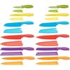 Amazon Basics Set di coltelli Colorati, 12 Pezzi, Assortito (Confezione da 2)