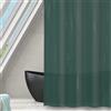 MSV Tenda da Doccia in Poliestere Romana 180x180 cm Verde Scuro Trasparente