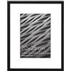 Americanflat Cornice 20x25 cm Nera - Cornice Foto 13x18 cm con Passepartout o 25x20 cm Senza Passepartout - Portafoto con Bordo Sottile in PVC e Pannello Vetro Resistente agli Urti
