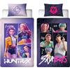 KPop Demon Hunters K-Pop Demon Hunters - Prodotto con licenza ufficiale | Set copripiumino singolo | Design "Unite" reversibile su entrambi i lati, con federa abbinata | Perfetto per la cameretta dei bambini