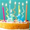 Talking Tables 9 candele compleanno cane con palloncino e spirali