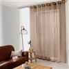 ED ENJOY HOME - Tenda Maya 300 x 240 cm, colori Vison, 16 occhielli in metallo argentato, diametro 4 cm, altri colori gamma Maya