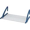 WENKO Stendibiancheria telescopico da balcone, stendibiancheria universale per interni ed esterni, in alluminio inossidabile, 6 m utili per stendere, (L x A x P): 57-106 x 21 x 37,5 cm