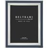 BELTRAMI AGGIUNGI CORNICE BIANCO BLU ARGENTO CM10X15