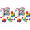 Mattel Mega Bloks First Builders™ Sacca Eco Blocchi Grandi Blu per Bimbi (Confezione da 2)