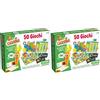 Liscianigiochi Carotina 50 Giochi Per Bambini, Multicolore, 76710, 3-6 anni (Confezione da 2)