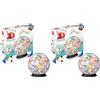 Ravensburger - Puzzle 3D Squishmallows 72 pezzi, Puzzle bambini 6+ anni (Confezione da 2)