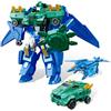 QUANTUM HEROES DINOSTER 2-in-1 Zeta Beast - Veicolo + Jet in Robot, 5+ | Robot 2-in-1: veicolo + jet si combinano in Zeta Beast. 19.5cm, multi-giunture. Senza pile. Dai 5 anni