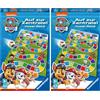 Ravensburger - Paw Patrol, Gioco da Tavolo da Viaggio per Tutta la Famiglia, 2-4 Giocatori, Idea Regalo per Bambini 3+ Anni, Edizione in Italiano (Confezione da 2)