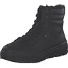 Rieker U0071 - Stivali stringati, da uomo, 45 EU, colore: Nero, Nero, 45 EU | Rieker Fodera calda TEX, soletta rimovibile e comoda larghezza G