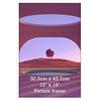 Vasemouh Cornice 30x45,Perfetto per Casa, PVC Cornice Bianca,1 Pezzo
