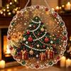 Generic Christmas Pearl Art DIY Diamond Painting Hanging Suncatcher Ornament，#B | DIY Christmas Santa Pearls Bead Painting Kit,3D Pearls Diamond Art Painting Crafts Kit Gifts for Adults & Beginner