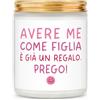 Giftasy Regalo Mamma Papà, Regalo Compleanno Genitori - Candela Profumata | Regalo Compleanno Mamma Papà, Regalo Natale Mamma Papa, Dimensioni di 9,3×9,3×11 cm