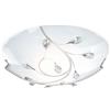 Globo PLAFONIERA NICHEL SATINATO, LAMPADINE ESCLUSE: 3xE27 40W Art. 40404-3 [Cucina], metallo