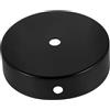 CONGARTENO Base Portatile Ferro Nero per Tavolo Lampada a Resistente in Rotonda e Centrale Foro 10mm Stagionali Feste a Tema Eventi