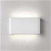 XIAJIA-12W Lampada da parete a LED per interni/esterni Muro in Alluminio Applique da parete Esterna impermeabile IP65(Bianco/bianco freddo) [Classe di efficienza energetica A++]