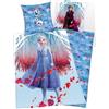 anemone Parure da letto Frozen in microfibra, copripiumino 140 x 200 cm + federa 63 x 63 cm (Frozen F)