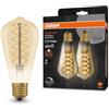 OSRAM Lampada LED Vintage 1906 Edison,4.8W, 420lm, colore della luce bianco caldo,dim,CRI 80,E27,luce istantanea al 100%, ideale per installazione decorativa, risparmio energetico