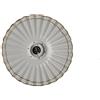 VANNI LAMPADARI- Plafoniera Soffitto Plissè, Lampadario Soggiorno in Ceramica, Plafoniera Bagno Decorata a Mano, Lampadario Camera da Letto Artigianale, Plafoniera Parete, 20 cm, Ocra