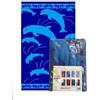 Corredocasa Telo Mare Spugna Spiaggia cm 90x165 Fantasie Marine Morbido e Assorbente Articolo Zante (Delfini)