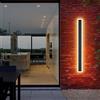 Klighten Lampada da Parete Esterno LED IP54 Impermeabile Lunghe Interno Nero Applique da Parete, 100CM/30W Metallo Acrilico Moderna Luci Esterne Parete, Bianco Caldo 3000K, per Giardino Garage Patio