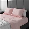 COGAL® - Completo di Lenzuola SINGOLO dimensione massima materasso 90x200x28cm con federa 50x80cm - IL COTONE - Tinta unita, Disponibile in Vari Colori, Materiale 100% Cotone - Made in Italy