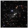 Posterlounge James Webb - First deep field image Poster | 100 x 100 cm di NASA Nero Quadri Decorazione per pareti