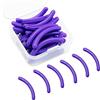 SZXMDKH Cuscinetti di ricambio per piegaciglia in silicone, 24 pezzi, colore: viola
