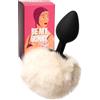 MySecretCase Dilatatore Ano Analesex Toys Plug Anale Coda Bianca Dilatatore Ano per Donna e Uomo Butt Plug Morbido in Silicone Dilatatore Anale Sexytoysys Donna Impermeabile Sexytoysys Coppia