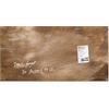 SIGEL GL267 Lavagna magnetica in vetro premium, superficie lucida, 91 x 46 cm, montaggio facile, bronze, Artverum