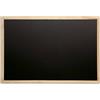 MAUL Lavagna nera 60x80 cm cornice in legno da parete | scrivibile e cancellabile a secco, montaggio rapido, uso verticale o orizzontale, look caldo, superficie robusta