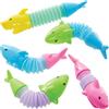 Baker Ross FN533 Tubi pop a forma di squalo - Confezione da 10, giocattoli da riempire le bustine per feste per bambini