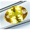 4.00 CT Naturale Ceylon Giallo Zaffiro Ovale Certificato Perfetto Loose Gemma