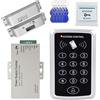 AccessShield Sistema di ingresso con tastiera impermeabile per il controllo degli accessi, alimentatore 12 V CC, interruttore di apertura porta, serratura elettrica e portachiavi RFID a 125 kHz