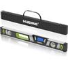 Huepar Livella Digitale 60 cm con Inclinometro,livello a bolla-DL24 | Precisione 0,1°,base magnetica,impugnatura Soft Grip,display multifunzione e funzioni intelligenti per uso professionale