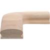 jojofuny Gomito Corrimano in Legno Beige per Scale, Angolo Preciso | Installazione di Sostituzione Semplice, Bordi Arrotondati e Curve Lisce, per Interni e Ristrutturazione DIY