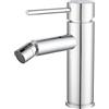 VALAZ Rubinetto Bidet Cromato | Apertura a Freddo, Miscelatore Lavabo Bagno Acqua Fredda e Calda, Risparmio Acqua | Installazione Facile e Veloce | Ottone, Inossidabile, Elegante, Serie Nansa