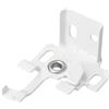 DDHOMIN 8 staffe bianche per binario superiore da 25 mm, staffe di supporto per tapparelle per installazione e riparazione